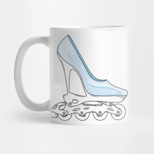 roller glass shoes Mug